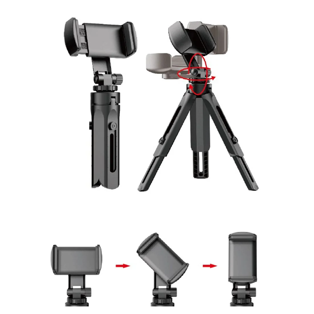 Plastic Adjustable Foldaway Device Stand - Image 2