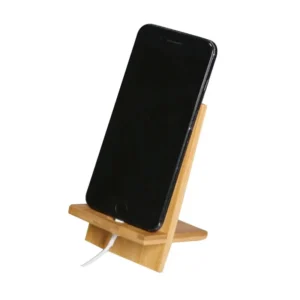 Bamboo Phone Stand Foldaway Device Stand