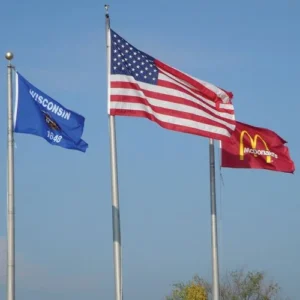 Polyester Canvas Custom Flags - 6' x 4'