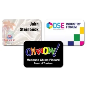 Plastic Round Name Badge