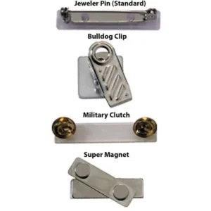 Badge Round Lanyards & Name Badges - 3" x 1"